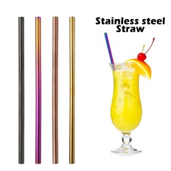 MS01 Straight Metal Straws,...