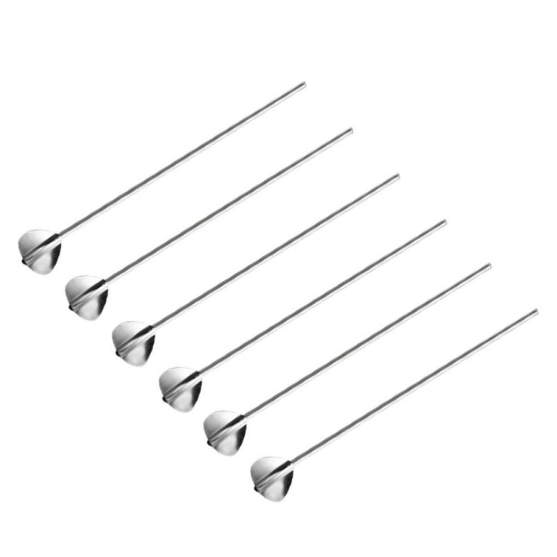 MS13 2 in 1 Metal Straws With Spoon, Mixing Spoon Straw