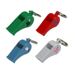 DKR04  Plastic Whistle Keyring